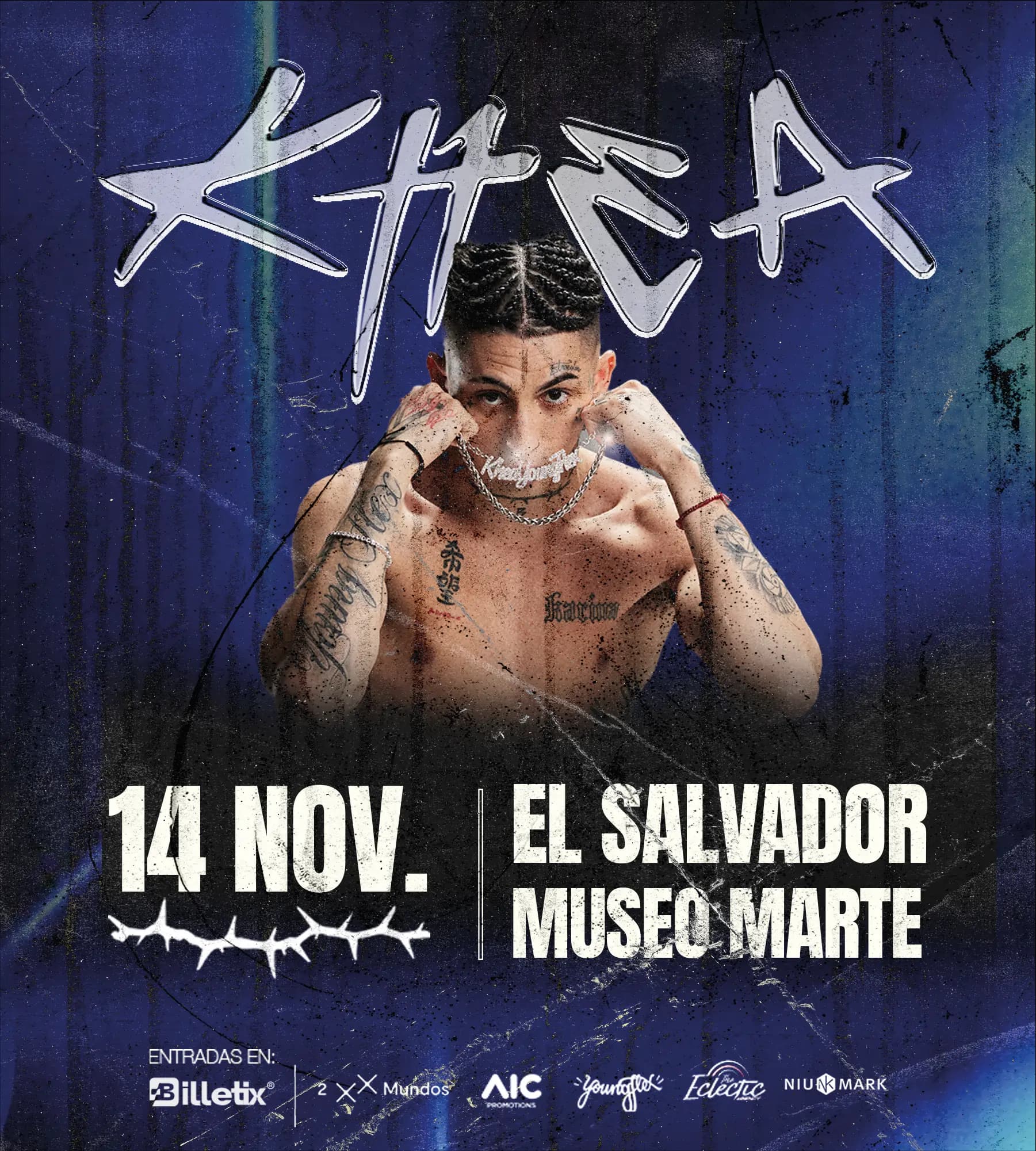 Banner de Khea - El Salvador 2025